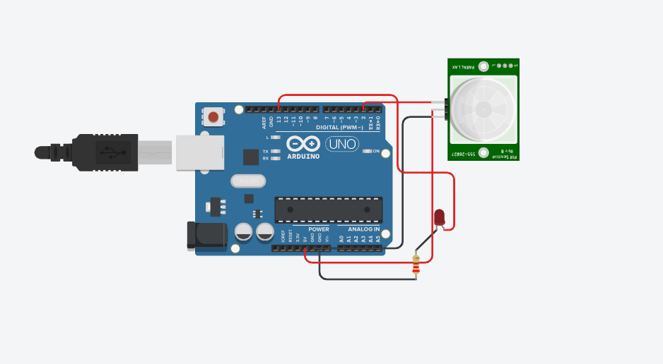 Arduino con sensor de presencia