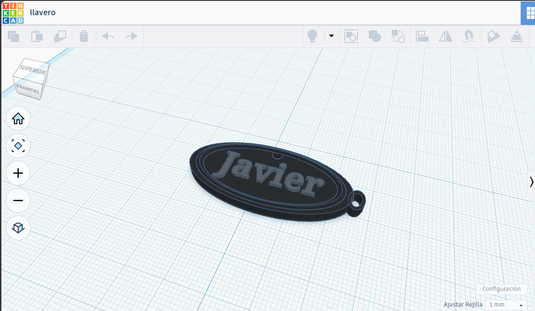 Llavero 3D